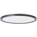 Brilliant Brennan Plafondlamp Kunststof Zwart Wit 13W 2000lm - 840 Koel Wit | 294mm - IP44 - 3-Staps Dimbaar