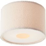 Brilliant Teddy Plafondlamp Metaal Textiel Beige | 350mm - Geschikt voor 2x E27