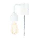 It's about RoMi Wandlamp Madrid Ijzer Wit S | Geschikt voor 1x E27 