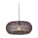 Good&Mojo Hanglamp Arizona Rattan Burgundy S | Geschikt voor 1x E27 