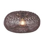Good&Mojo Plafondlamp Arizona Rattan Burgundy S | Geschikt voor 1x E27 