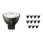 Voordeelpak 12x Philips Master LED Spot GU4 MR11 3.5W 200lm 24D - 827 Zeer Warm Wit | Vervangt 20W