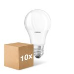 Voordeelpak 10x Osram Parathom LED Star E27 Peer Mat 8.5W 806lm - 827 Zeer Warm Wit | Vervangt 60W