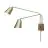 It's about RoMi Wandlamp Bremen Ijzer Goud | Geschikt voor 2x E27 