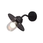 D'Lite Wandlamp Ember Zwart | IP54 - Geschikt voor 1x E27