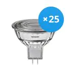 Voordeelpak 25x Noxion LED Spot GU5.3 MR16 7.5W 621lm 60D - 827 Zeer Warm Wit | Dimbaar - Vervangt 50W