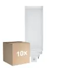 Voordeelpak 10x Ledvance Dulux-T LED 10W - 830 Warm Wit | 4-Pin - Vervangt 26W