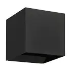 Eglo Wandlamp Calpi 3 Aluminium Zwart 2.8W 420lm - 830 Warm Wit | IP54